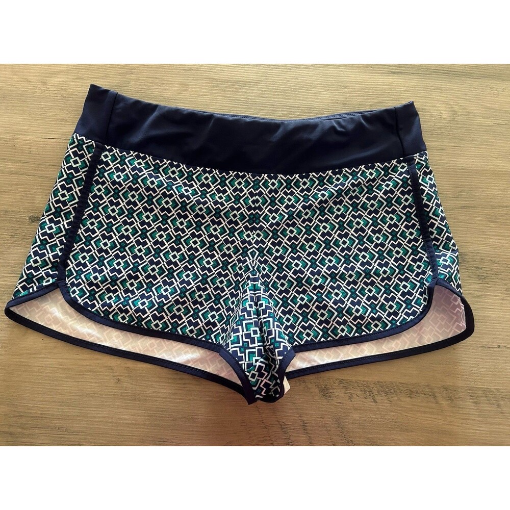 Tommy Bahama Island Active Women's Board Shorts Size XS Blue Blue Geometric